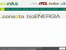 Tablet Screenshot of ecoindus.com